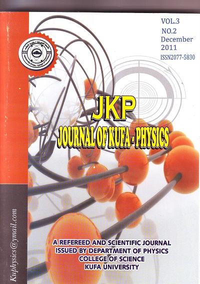 					View Vol. 3 No. 2 (2011): Journal of Kufa - Physics
				