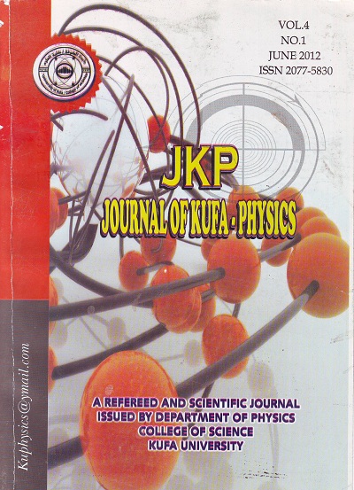 					View Vol. 4 No. 1 (2012): Journal of Kufa - Physics
				