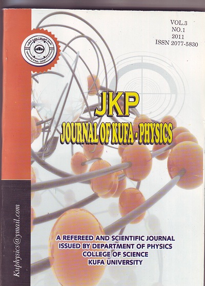 					View Vol. 3 No. 1 (2011): Journal of Kufa - Physics
				