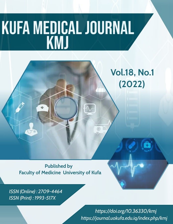 					View Vol. 18 No. 1 (2022): Kufa Medical Journal - June - 2022
				