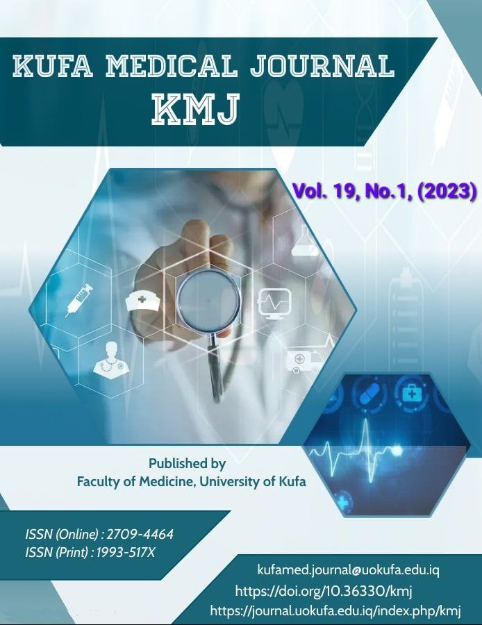 					View Vol. 19 No. 1 (2023): Kufa Medical Journal - June - 2023
				